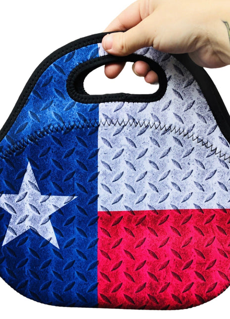 Texas Flag Lunch Bag Tote - Drink Handlers