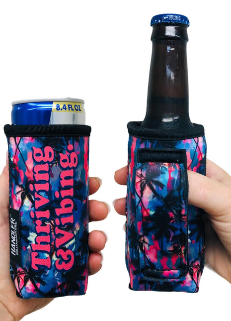 Thriving & Vibing 8-10oz Slim Can Handler™ - Drink Handlers