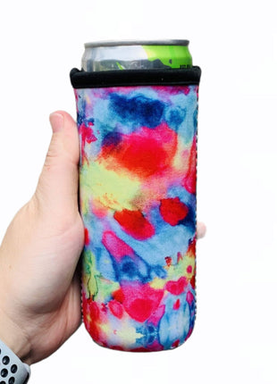 Tie Dye 12oz Slim Can Sleeve - Drink Handlers