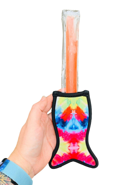 Tie Dye Mermaid Icy Pop Holder - Drink Handlers