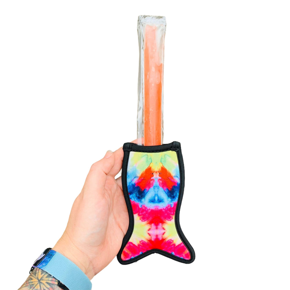 Tie Dye Mermaid Icy Pop Holder - Drink Handlers