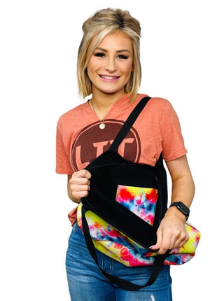 Tie Dye Neoprene Tote - Drink Handlers