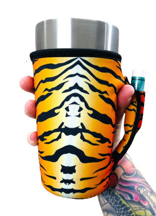 Tiger stripes 20oz Large Coffee / Tea / Tumbler Handler™ - Drink Handlers