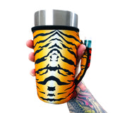 Tiger stripes 20oz Large Coffee / Tea / Tumbler Handler™ - Drink Handlers