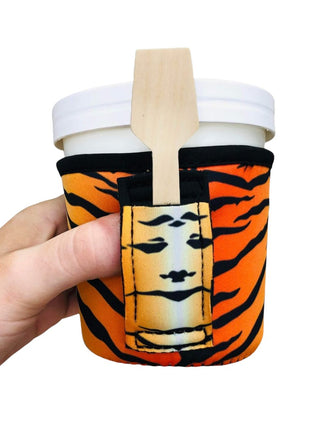Tiger Stripes Pint Size Ice Cream Handler™ - Drink Handlers