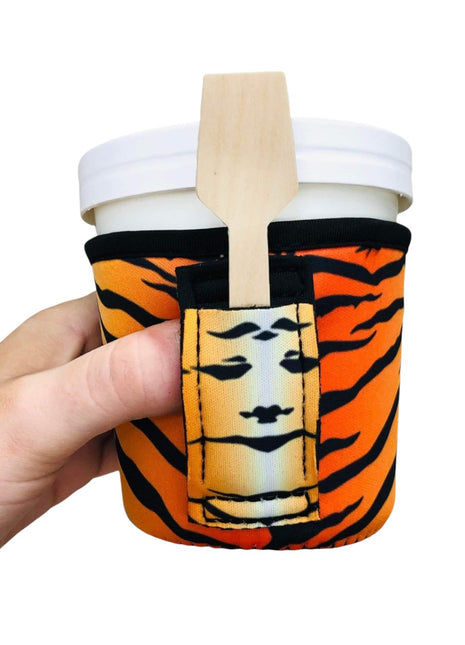 Tiger Stripes Pint Size Ice Cream Handler™ - Drink Handlers