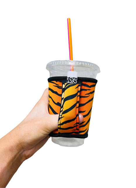 Tiger Stripes Small / Medium Bottomless Handler™ - Drink Handlers