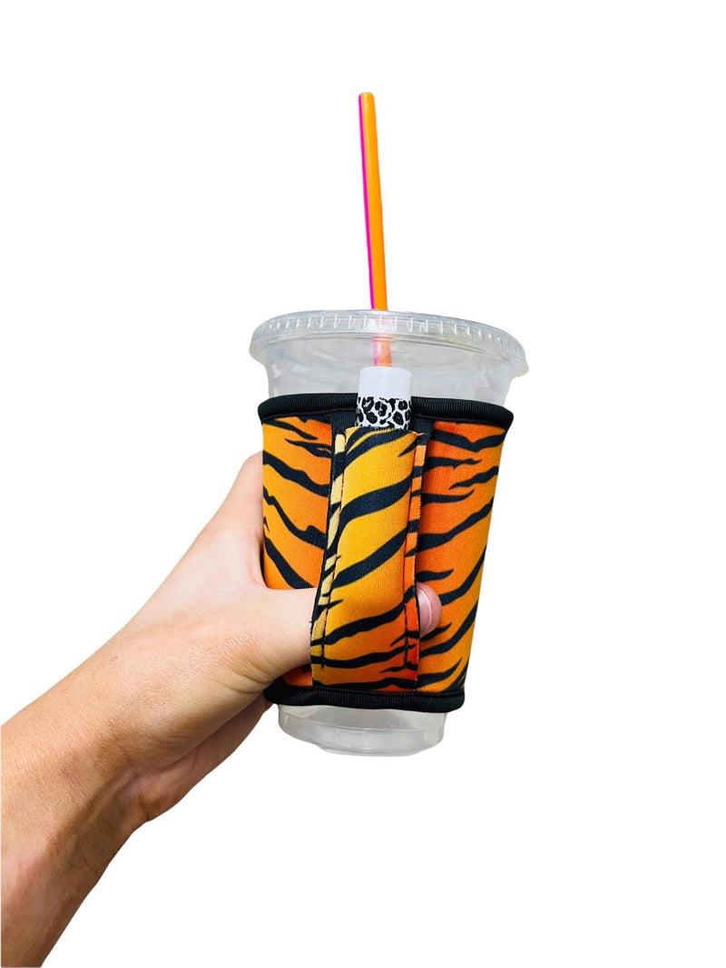 Tiger Stripes Small / Medium Bottomless Handler™ - Drink Handlers