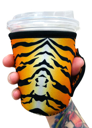Tiger Stripes Small & Medium Coffee Handler™ - Drink Handlers