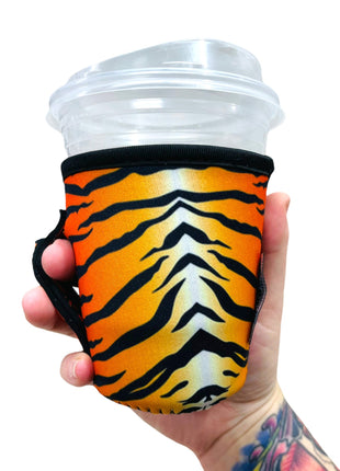 Tiger Stripes Small & Medium Coffee Handler™ - Drink Handlers