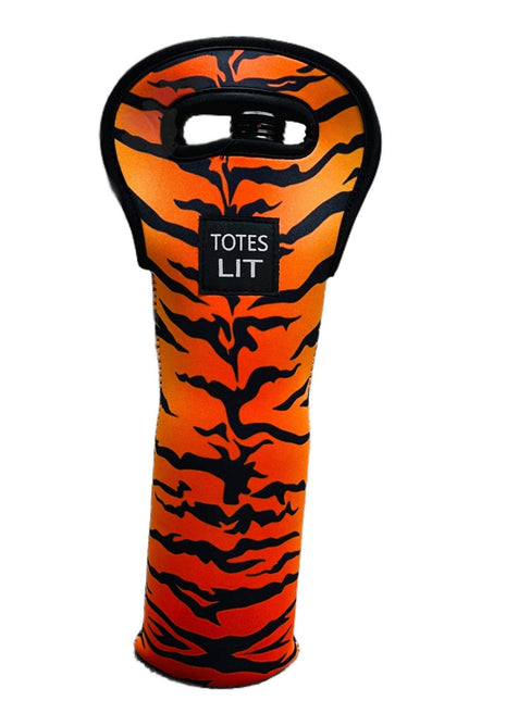 Tiger Stripes Wine Bottle Tote - Drink Handlers
