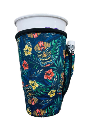 Tiki Tiki 20oz Large Coffee / Tea / Tumbler Handler™ - Drink Handlers