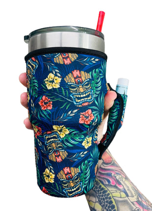 Tiki Tiki 30oz Tumbler Handler™ - Drink Handlers