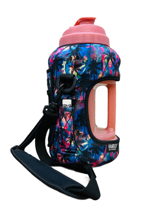 Tropical Palms 1/2 Gallon Jug Carrying Handler™ - Drink Handlers