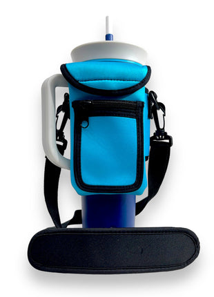 Turquoise Wrap Around Drink Pocket - Drink Handlers