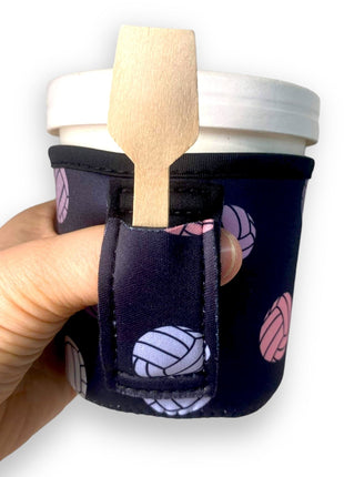 Volleyball Pint Size Ice Cream Handler™ - Drink Handlers