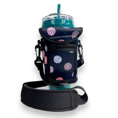 Volleyball Wrap Around Drink Pocket - Drink Handlers