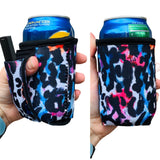 Watercolor Leopard 12oz Regular Can Handler™ - Drink Handlers