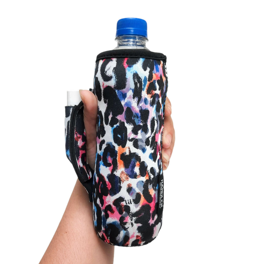 Watercolor Leopard 16-24oz Water Bottle / Tallboy Can Handler™ - Drink Handlers