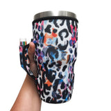 Watercolor Leopard 30oz Tumbler Handler™ - Drink Handlers