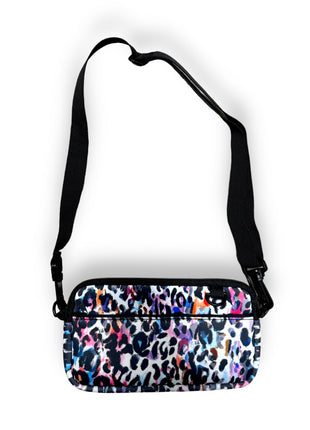 Watercolor Leopard Cross Body Purse - Drink Handlers