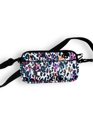 Watercolor Leopard Cross Body Purse - Drink Handlers
