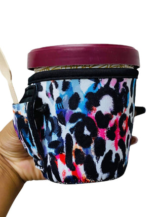 Watercolor Leopard Pint Size Ice Cream Handler™ - Drink Handlers
