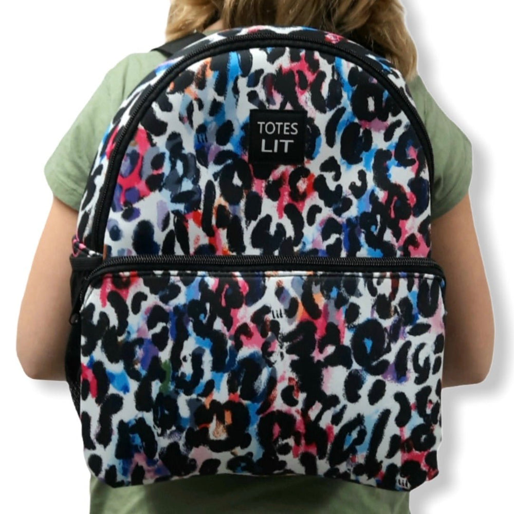 Watercolor Leopard Small Backpack - Drink Handlers