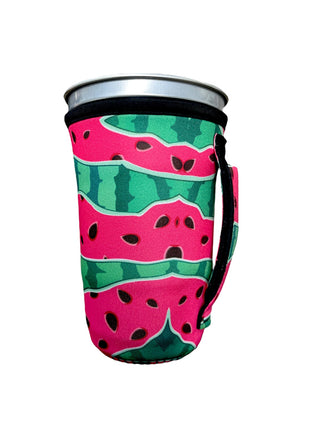 Watermelon 16oz PINT Glass / Medium Fountain Drinks and Hot Coffee Handlers™ - Drink Handlers