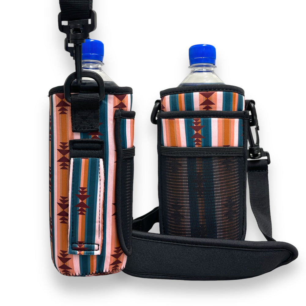 Western Aztec 30-40oz Tumbler Handler™ With Carrying Strap - Drink Handlers