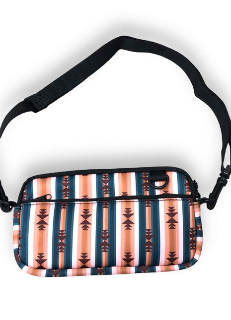 Western Aztec Cross Body Purse - Drink Handlers