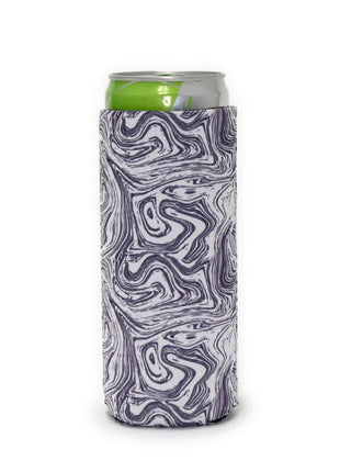 White Marble 12oz Slim Can Sleeve- Limited Edition* - Drink Handlers