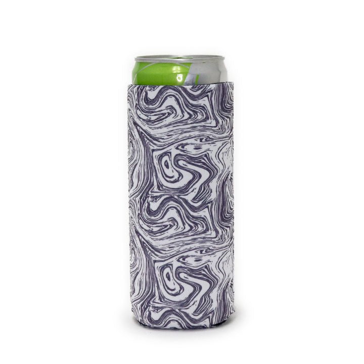 White Marble 12oz Slim Can Sleeve- Limited Edition* - Drink Handlers