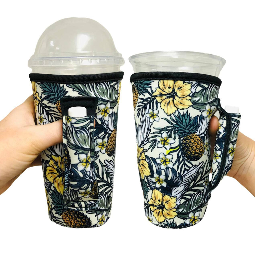 Yellow Isle 20oz Large Coffee / Tea / Tumbler Handler™ - Drink Handlers