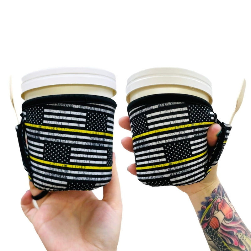 Yellow Line Pint Size Ice Cream Handler™ - Drink Handlers