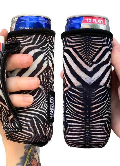 Zebra 12oz Slim Can Handler™ - Drink Handlers